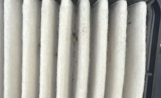 Clogged engine air filter found during a digital vehicle inspection at Beacon Auto Care San Mateo